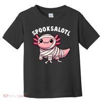Halloween Axolotl Spooksalotl Funny Axolotl Toddler T-Shirt thumb 0