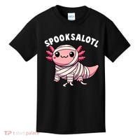 Halloween Axolotl Spooksalotl Funny Axolotl Kids T-Shirt thumb 0
