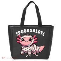 Halloween Axolotl Spooksalotl Funny Axolotl Tote Bag thumb 0