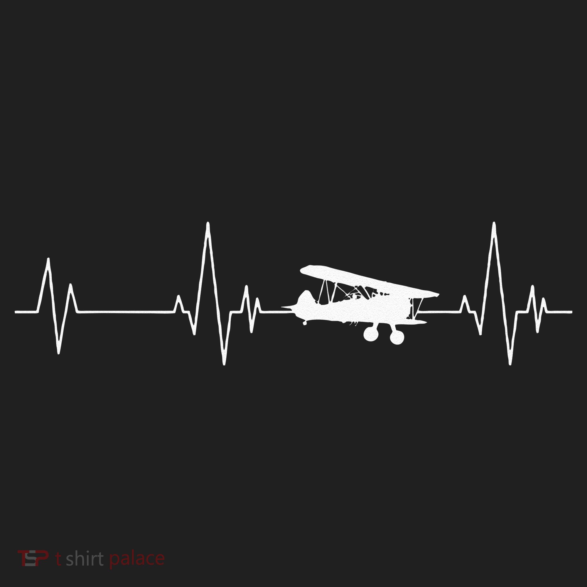 Heartbeat Airplane Single Engine EKG Aviator Flying Pilot Women's Sweatshirt