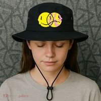 Happy And Sad Emoji Bucket Hat thumb 3