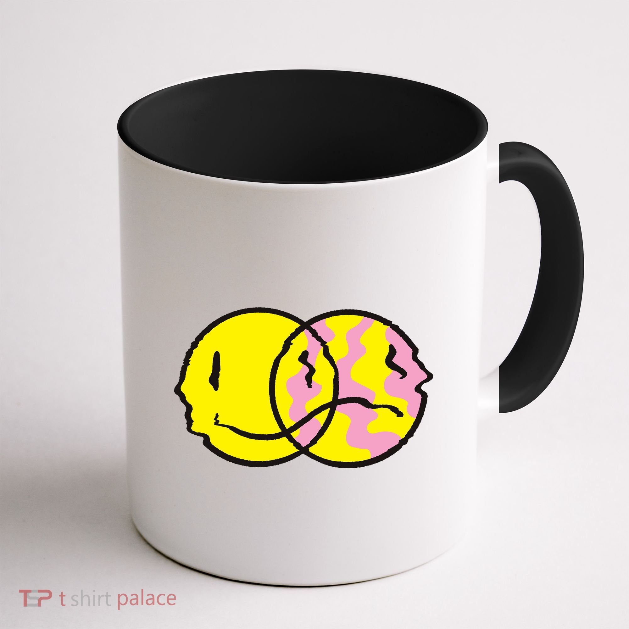 Happy And Sad Emoji Coffee Mug