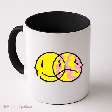 Happy And Sad Emoji Coffee Mug