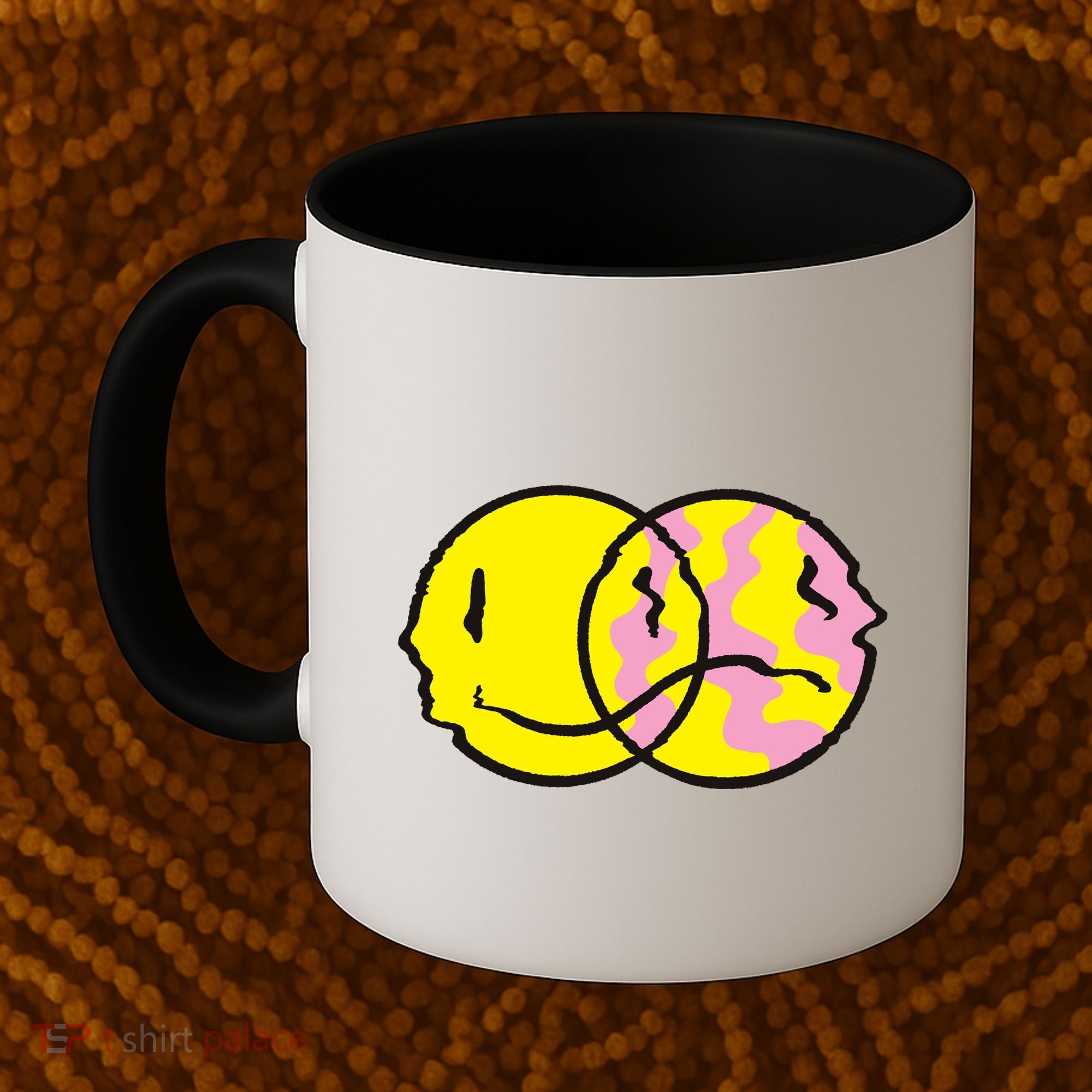 Happy And Sad Emoji Coffee Mug