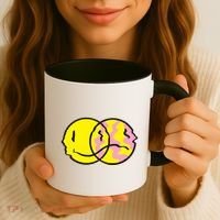 Happy And Sad Emoji Coffee Mug thumb 3