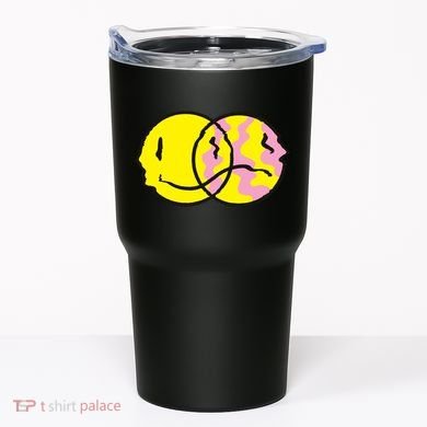 Happy And Sad Emoji Tumbler