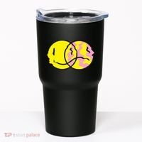 Happy And Sad Emoji Tumbler thumb 0