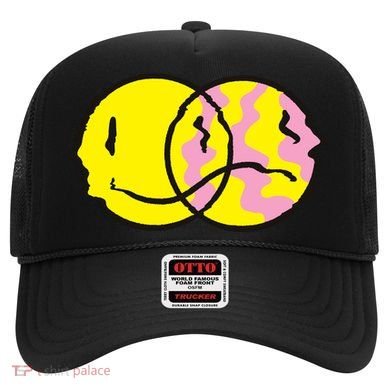Happy And Sad Emoji Hat