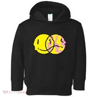 Happy And Sad Emoji Toddler Hoodie thumb 0