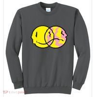 Happy And Sad Emoji Sweatshirt thumb 0