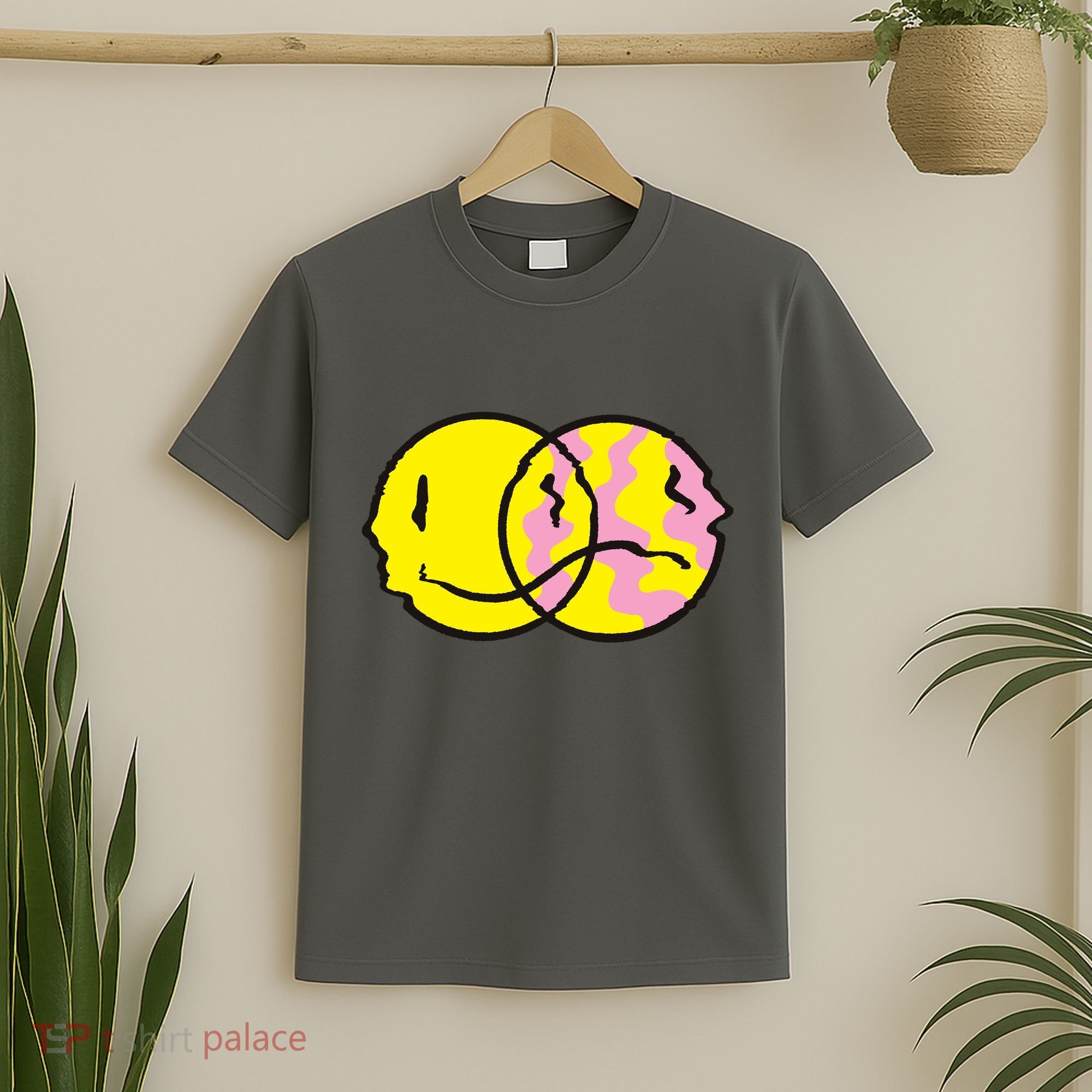 Happy And Sad Emoji T-Shirt