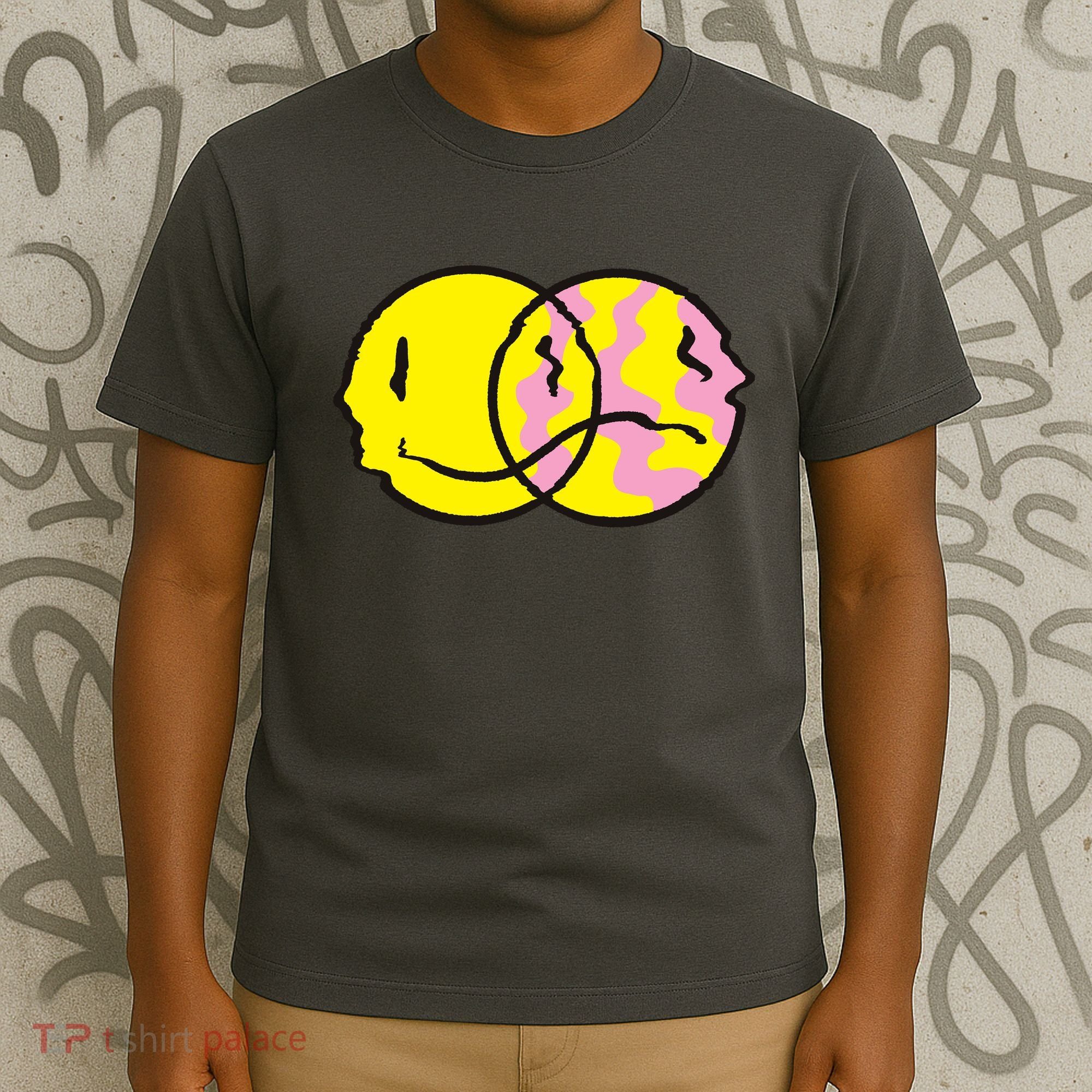 Happy And Sad Emoji T-Shirt