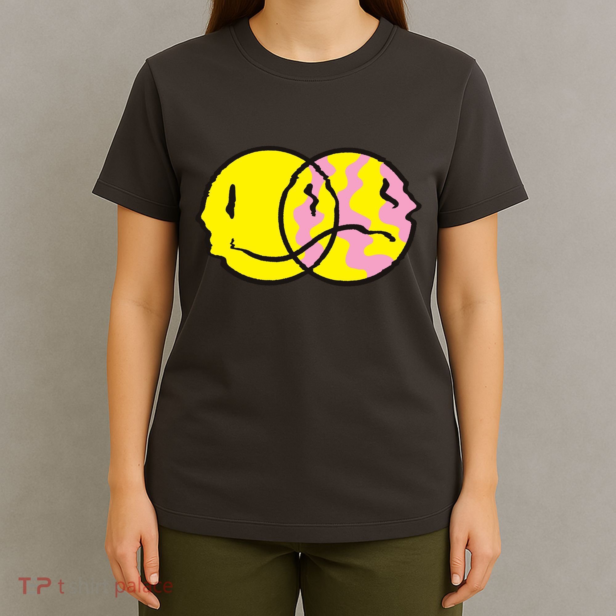 Happy And Sad Emoji T-Shirt