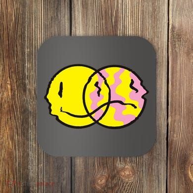 Happy And Sad Emoji Coaster