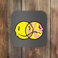Happy And Sad Emoji Coaster thumb 0
