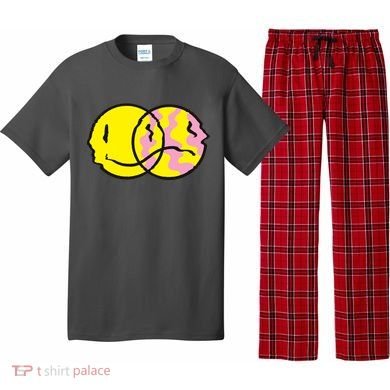 Happy And Sad Emoji Pajama Set