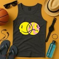 Happy And Sad Emoji Tank Top thumb 4