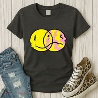 Happy And Sad Emoji Women's T-Shirt thumb 3