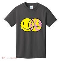 Happy And Sad Emoji Kids T-Shirt thumb 0