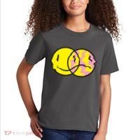 Happy And Sad Emoji Kids T-Shirt thumb 2
