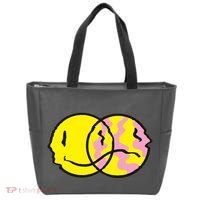 Happy And Sad Emoji Tote Bag thumb 0