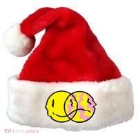 Happy And Sad Emoji Santa Hat thumb 0