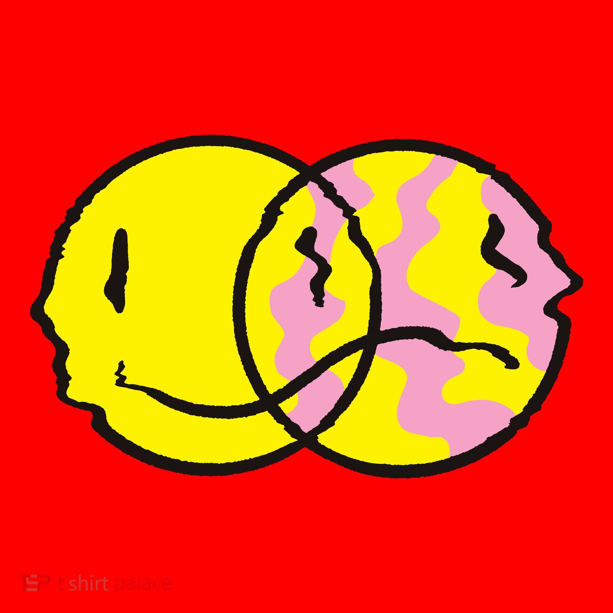 Happy And Sad Emoji Santa Hat