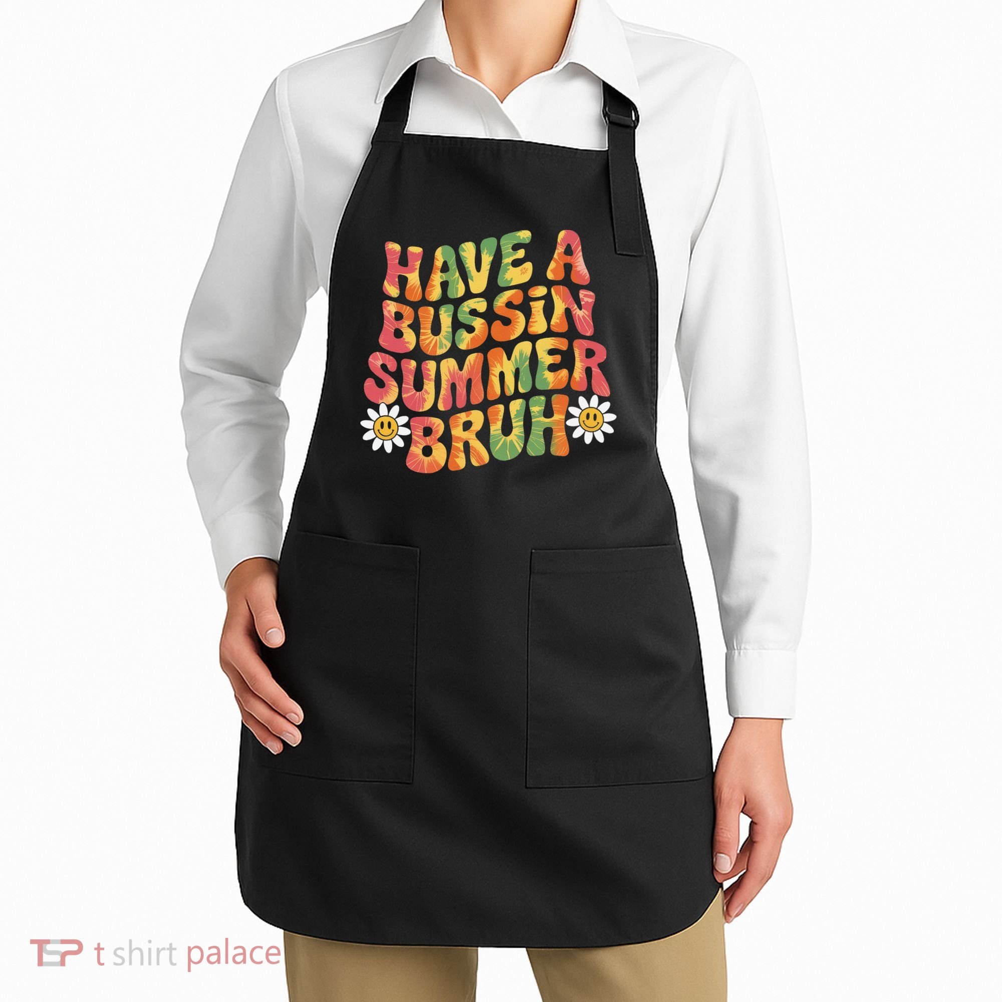 Have A Summer Bruh Funny Teacher Last Day Of School Apron