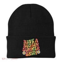 Have A Summer Bruh Funny Teacher Last Day Of School Beanie thumb 0