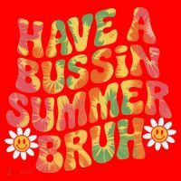 Have A Summer Bruh Funny Teacher Last Day Of School Santa Hat thumb 1