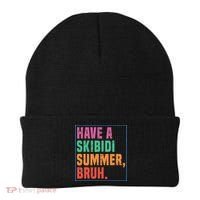 Have A Summer Bruh Teacher Last Day Of School Beanie thumb 0