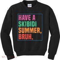 Have A Summer Bruh Teacher Last Day Of School Kids Sweatshirt thumb 0