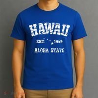Hawaiian Aloha State Vintage Hawaiian Islands  T-Shirt thumb 3
