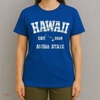 Hawaiian Aloha State Vintage Hawaiian Islands  T-Shirt thumb 4