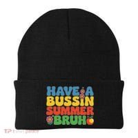 Have A Summer Bruh Funny Teacher Last Day Of School Beanie thumb 0