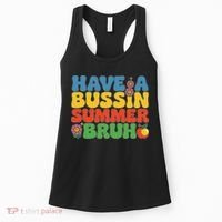 Have A Summer Bruh Funny Teacher Last Day Of School Women's Tank Top thumb 0