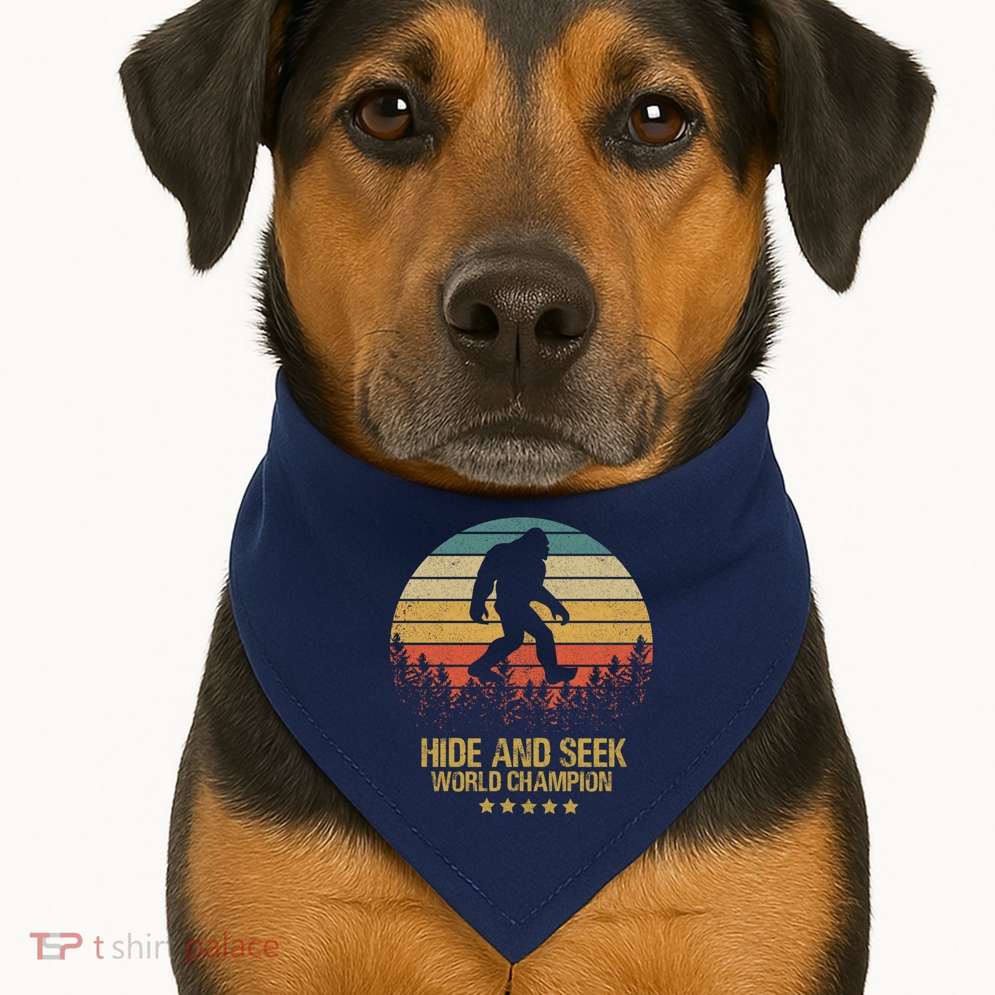 Hide And Seek World Champion Sasquatch USA-Made Doggie Bandana