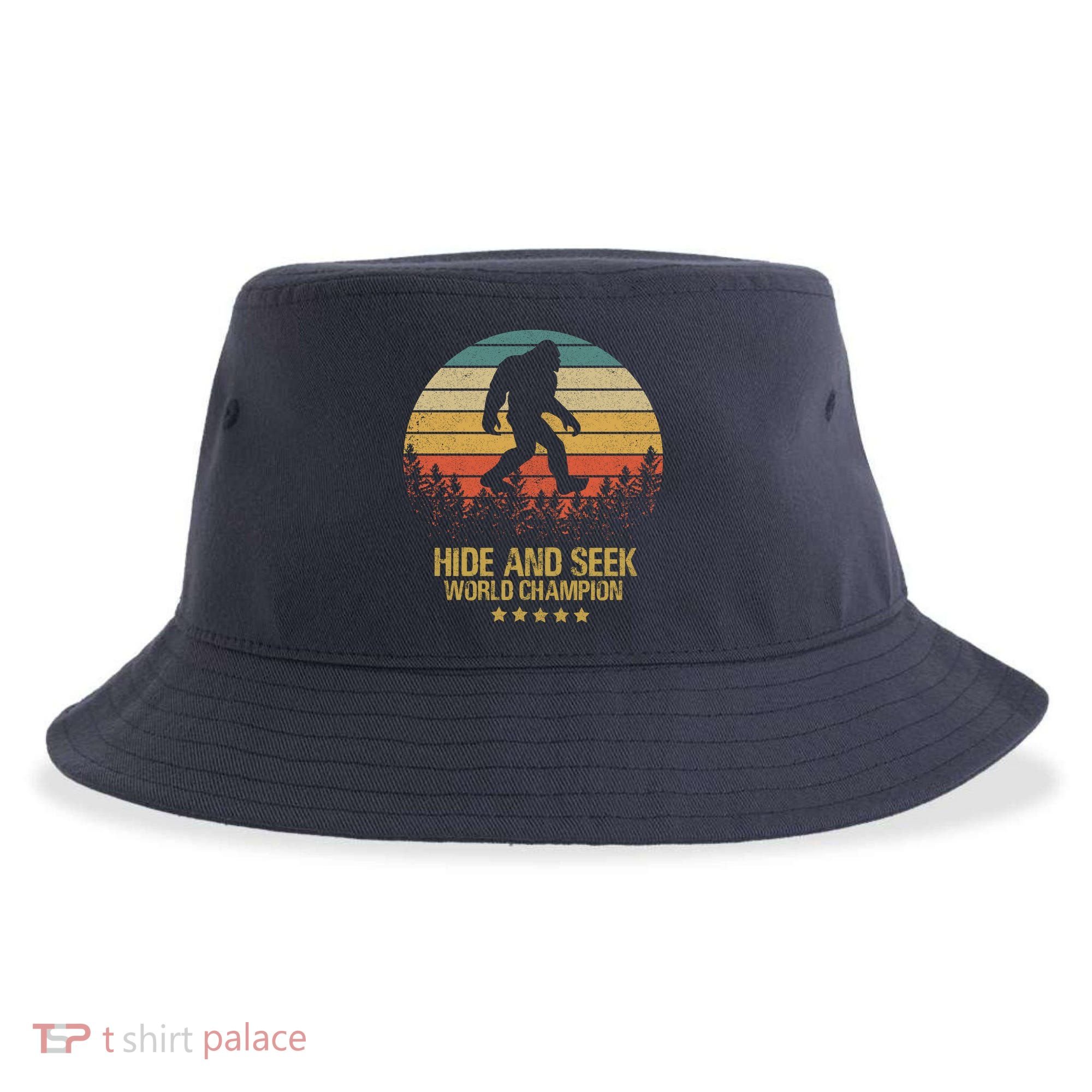Hide And Seek World Champion Sasquatch Sustainable Bucket Hat