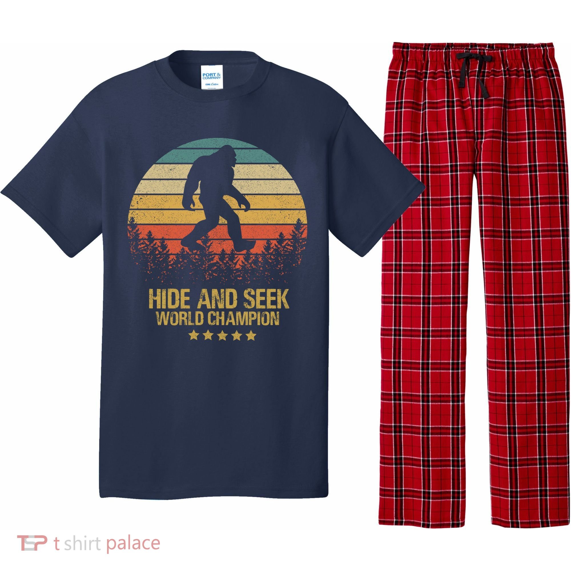 Hide And Seek World Champion Sasquatch Pajama Set