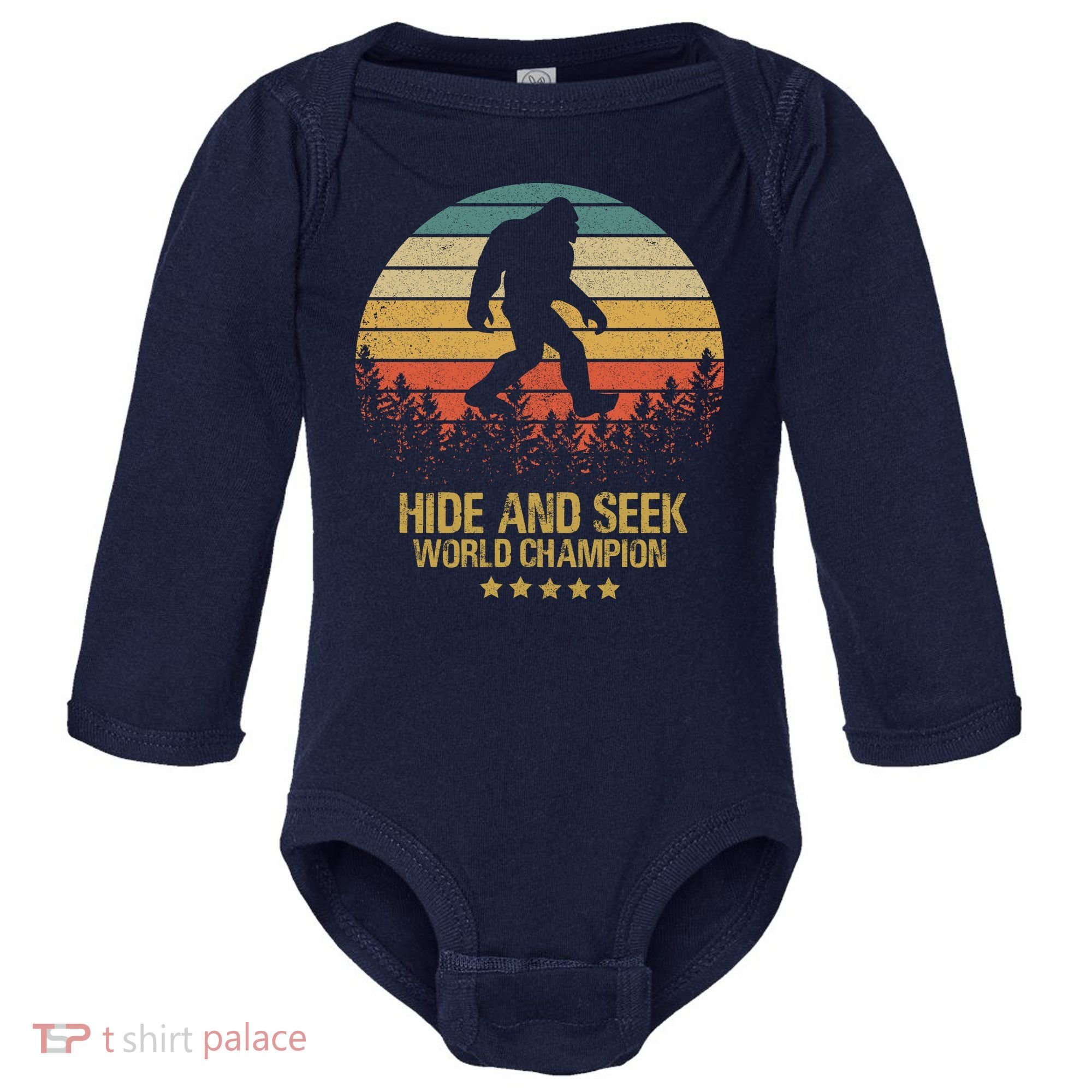 Hide And Seek World Champion Sasquatch Baby Long Sleeve Bodysuit