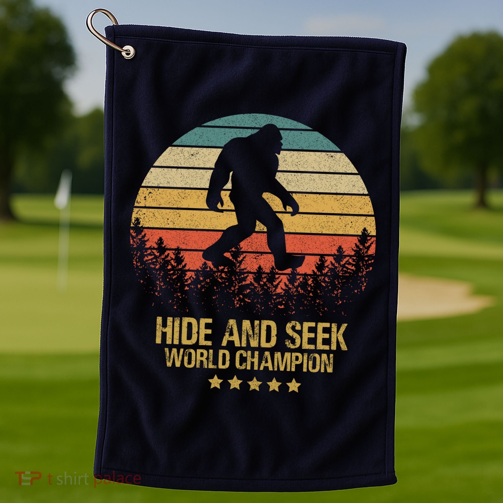 Hide And Seek World Champion Sasquatch Golf Towel