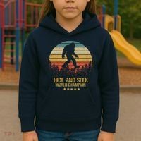 Hide And Seek World Champion Sasquatch Kids Hoodie thumb 3