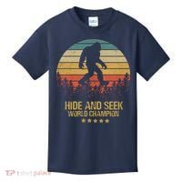 Hide And Seek World Champion Sasquatch Kids T-Shirt thumb 0