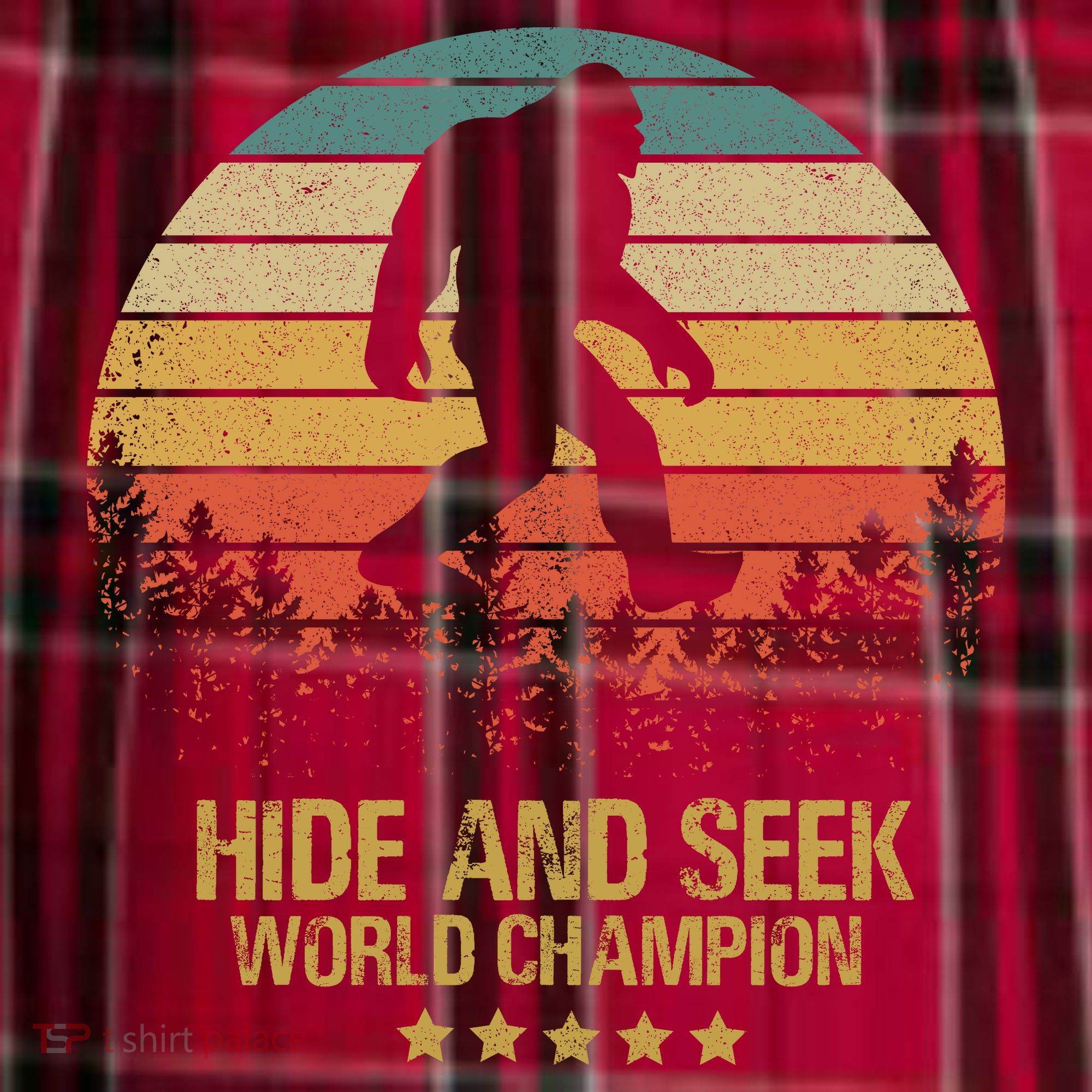 Hide And Seek World Champion Sasquatch Women's Flannel Plaid Pajama Pants
