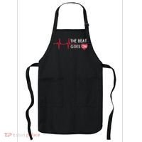 Heart Attack Surgery The Beat Goes On Survivor Rehab Recover Apron thumb 0