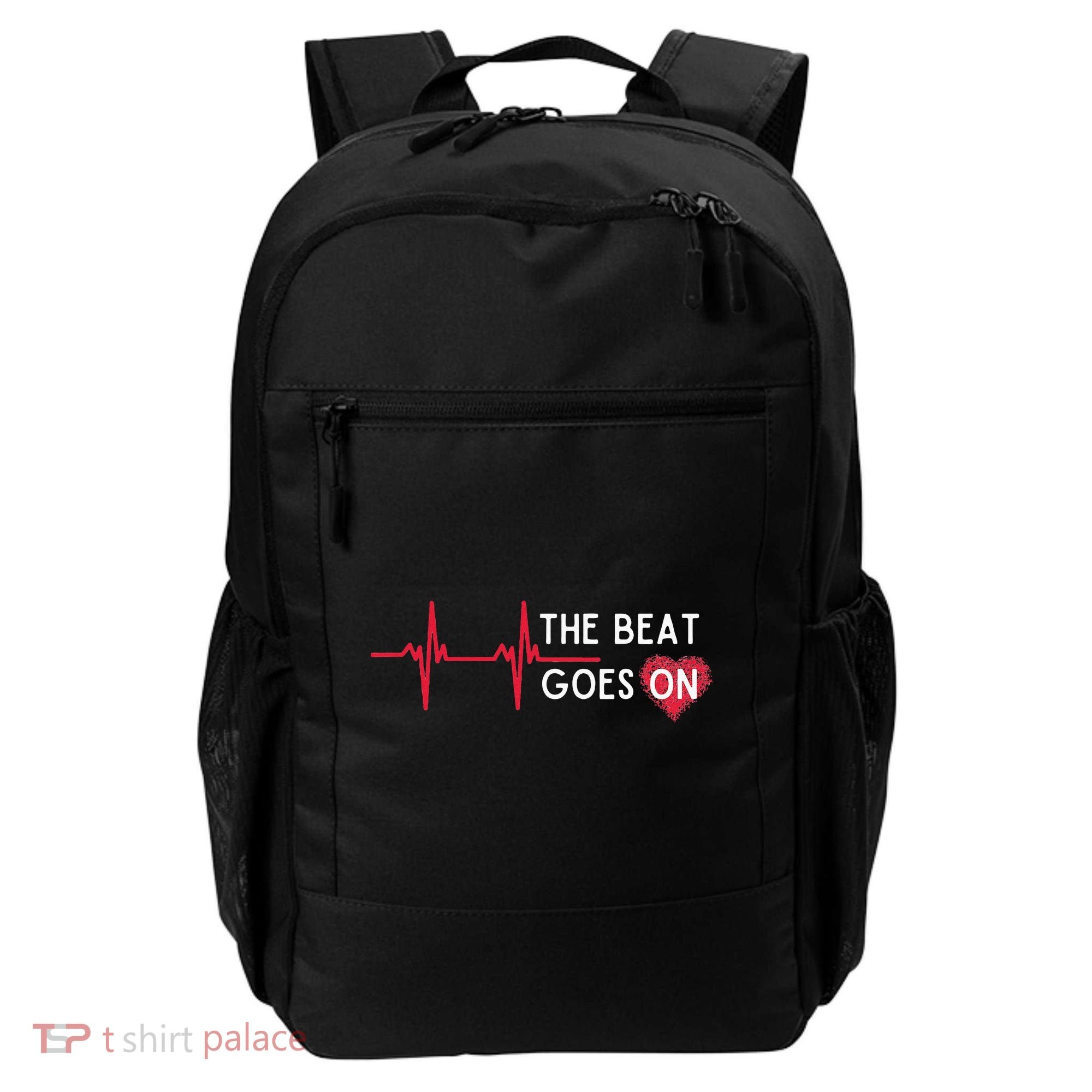 Heart Attack Surgery The Beat Goes On Survivor Rehab Recover Backpack