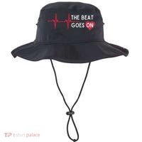 Heart Attack Surgery The Beat Goes On Survivor Rehab Recover Bucket Hat thumb 0