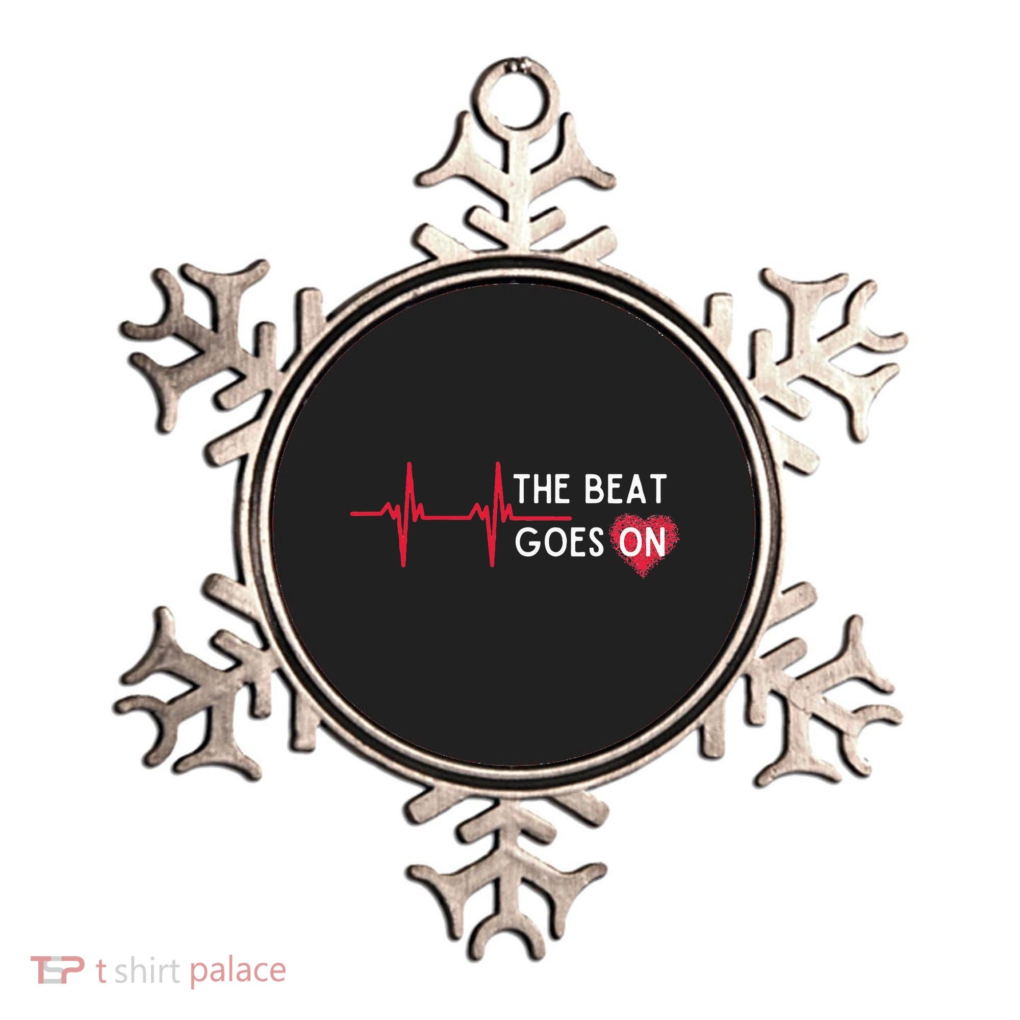 Heart Attack Surgery The Beat Goes On Survivor Rehab Recover Ornament