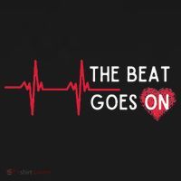 Heart Attack Surgery The Beat Goes On Survivor Rehab Recover Tote Bag thumb 4