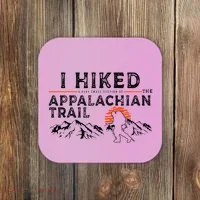 Hiked A Small Section Trail Appalachian Hiker Coaster thumb 0